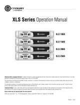Crown XLS 1000 User manual