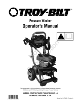 Simplicity OPERATOR'S MANUAL 2700@2.3 TROY-BILT PRESSURE WASHER MODEL-020414-0, 020422-0 User manual