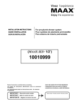 MAAX 101150-L-000-001 Allegro I (1-Piece) Installation guide