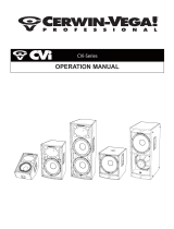 Cerwin-Vega CVi-122M User manual