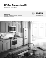 Bosch HDIP054U Installation guide