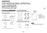 ONKYO (HTR-997) Owner's manual