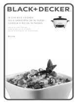 Black & Decker Rice Cooker User manual