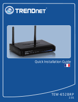 Trendnet TEW-652BRP Quick Installation Guide