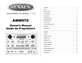 Jensen AWM970 Owner's manual