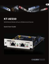 Klark Teknik KT-AES50 Quick start guide