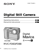 Sony Digital Mavica MVC-FD83 User manual