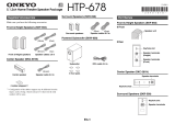 ONKYO (HTP-678) Owner's manual
