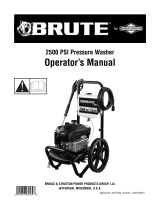 Brute 2500 PSI Pressure Washer User manual