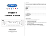 Audiovox MCD10 Owner's manual