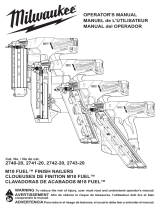 Milwaukee 2749-20 User manual