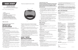 Black & Decker 2 Serving Multi-Plate User manual