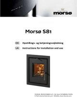 Morso S81 Series Operating instructions