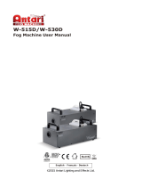 Antari W-515D 1500W Wireless Fogger User manual