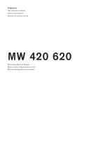 Gaggenau MW 420 620 User guide