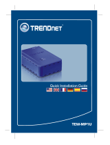 Trendnet TEW-MP1U Quick Installation Guide