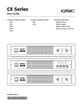 QSC CX702 User manual