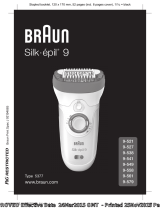Braun SILK-EPIL 9-561V WET & DRY User manual