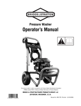 Simplicity OPERATOR'S MANUAL BRIGGS & STRATTON 2200@2.2 PRESSURE WASHER MODEL- 020387-0, 020399-0 User manual