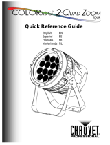 Chauvet COLORado 2-Quad Zoom Tour Reference guide