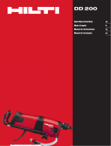 Hilti DD 200 Operating instructions