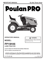 Poulan Pro PP19H46 Owner's manual