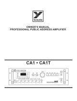 YORKVILLE CA1T User manual