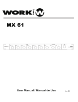 Work-pro MX 61 User manual
