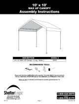 ShelterLogic 23521 Installation guide