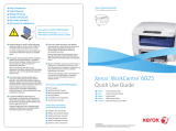Xerox WORKCENTRE 6025 Installation guide