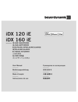Beyerdynamic iDX 160 iE User manual