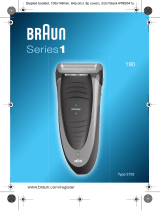Braun 190 User manual