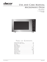 Dacor DMW2420S User manual