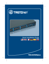 Trendnet TEG-224WSPLUS Quick Installation Guide