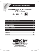 Tripp Lite InternetOffice and BCPersonal UPS Owner's manual