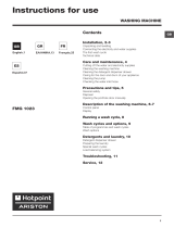 Hotpoint WMF 923 EU.C Owner's manual