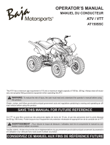 Baja motorsports AT150SS User manual