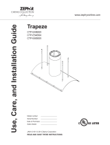 Zephyr CTP-E54BSX User manual