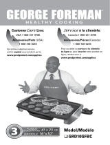 George Foreman GRD10GFBC Installation guide