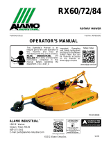 Alamo Industrial RX60, RX72, and RX84 Rotary User manual