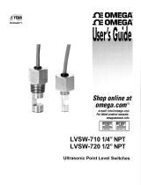 Omega LVSW-710 and LVSW-720 Owner's manual