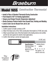 Braeburn 165 User manual