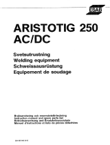 ESAB AristoTIG 250 AC/DC User manual