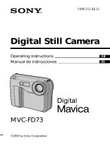 Sony Mavica MVC-FD73 User manual