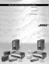 Bose 3-2-1 GS system Owner's manual