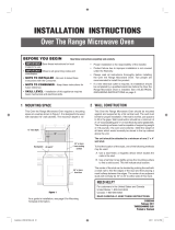 Frigidaire FGBM205KW Installation guide