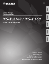 Yamaha NS-P160 Black User manual