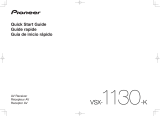 Pioneer VSX-1130-K Quick start guide