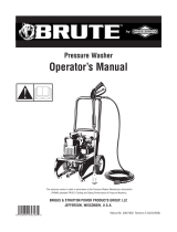 Simplicity OPERATOR'S MANUAL BRUTE 2100@1.9 PRESSURE WASHER MODEL- 020346-0, 020345-0 User manual