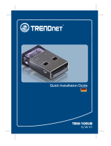 Trendnet TBW-106UB Quick Installation Guide